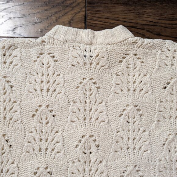 aerie knit sweater cream size small - Picture 14 of 16